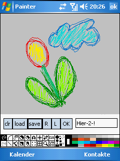 color screenshot of painter